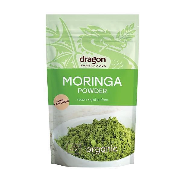 Био Моринга на прах Dragon Superfoods 200g Био моринга на прах 200g Dragon Superfoods - Натурален имуностимулатор