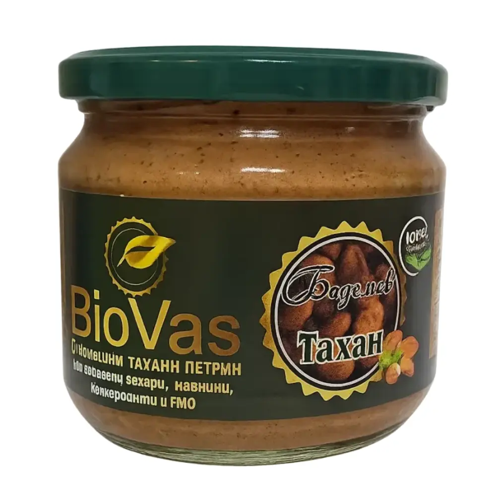 Бадемов тахан, 380 гр., BioVas (1) Бадемов тахан BioVas
