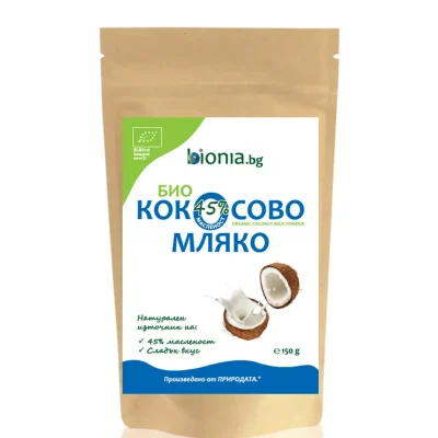 Био кокосово мляко на прах Bionia 150g без лактоза