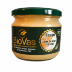 Буркан с натурален тахан от белен сусам BioVas, 100% чист продукт без добавки.