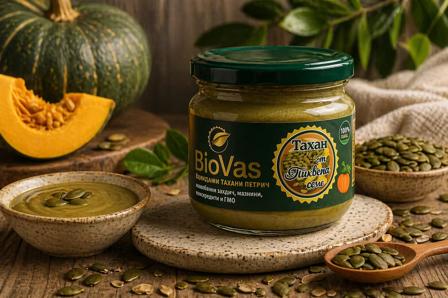 Тахан от тиквено семе BioVas