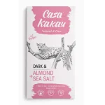 Занаятчийски черен шоколад с бадем и морска сол Casa Kakau