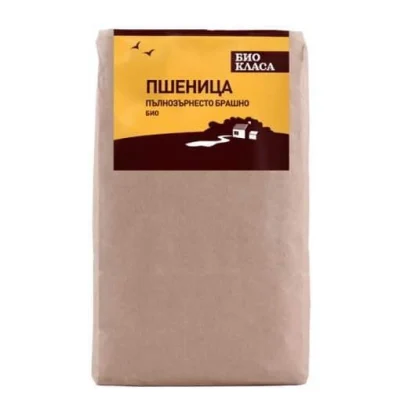 Био Пълнозърнесто брашно от пшеница, 1 кг., Био Класа