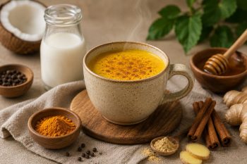 Golden Milk Bionia вечерна рутина с куркума