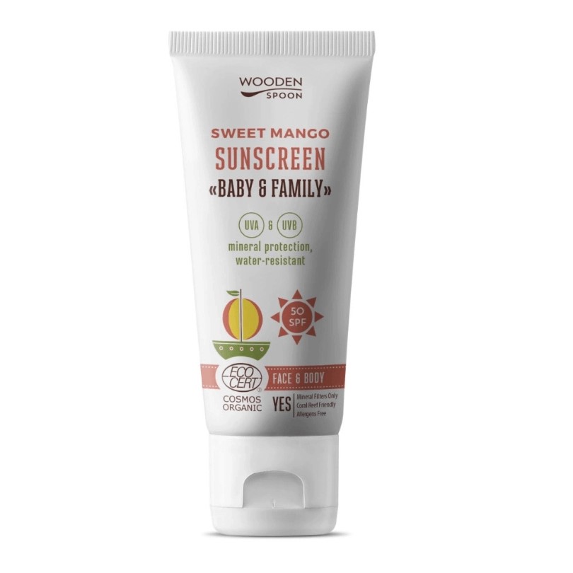 Слънцезащитен Лосион Baby & Family SPF50 Sweet Mango
