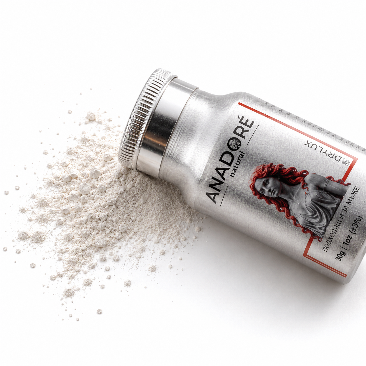 Сух шампоан за червена и медна коса без аерозол Dry Lux Ruby Root- разпиляна пудра