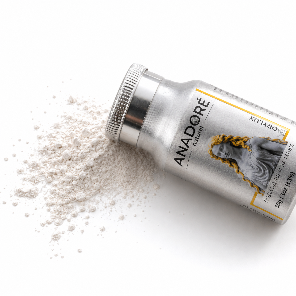 Сух шампоан за руса коса без аерозол за обем и свежест Dry Lux Blonde- разпиляна пудра